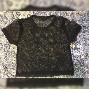 Forever 21 Mesh Crop Top